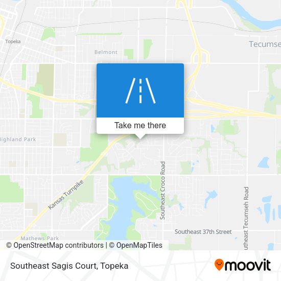 Southeast Sagis Court map