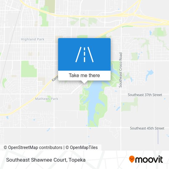 Southeast Shawnee Court map