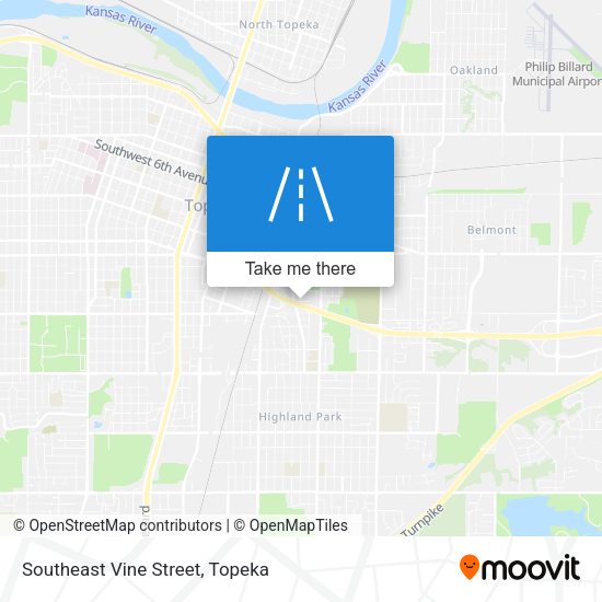 Southeast Vine Street map