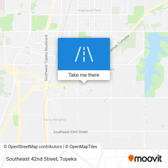 Southeast 42nd Street map