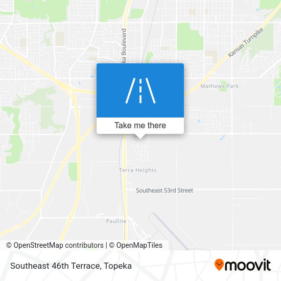 Southeast 46th Terrace map