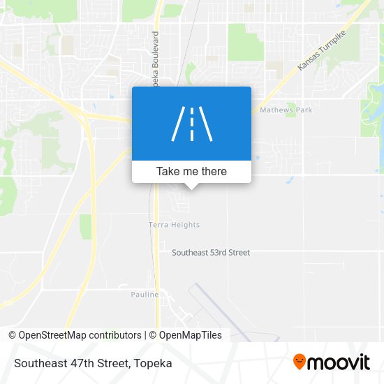 Southeast 47th Street map
