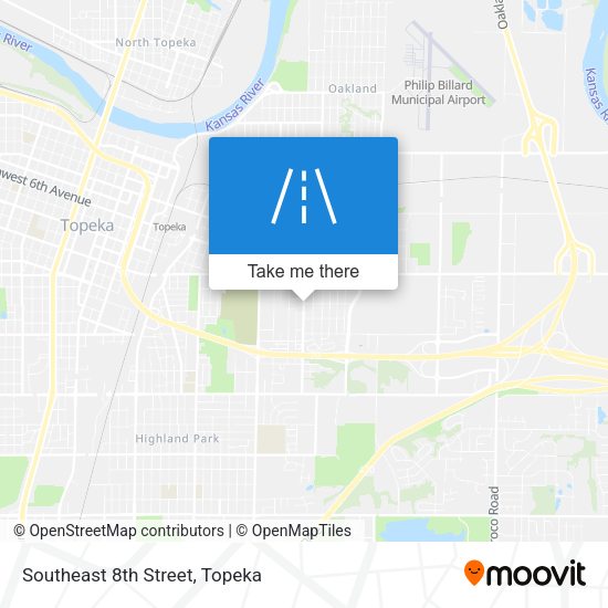 Mapa de Southeast 8th Street