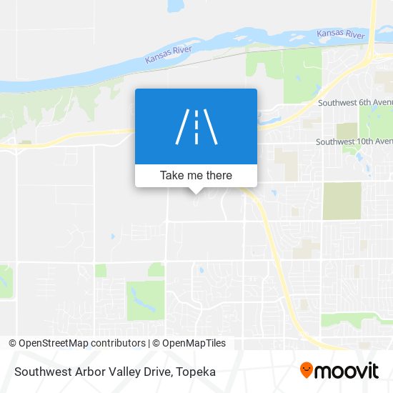 Southwest Arbor Valley Drive map