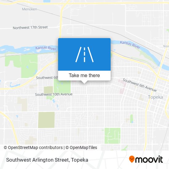 Southwest Arlington Street map