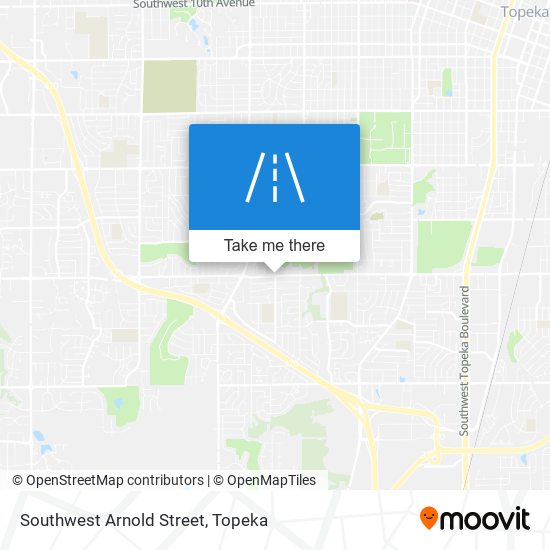 Southwest Arnold Street map