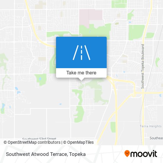 Southwest Atwood Terrace map