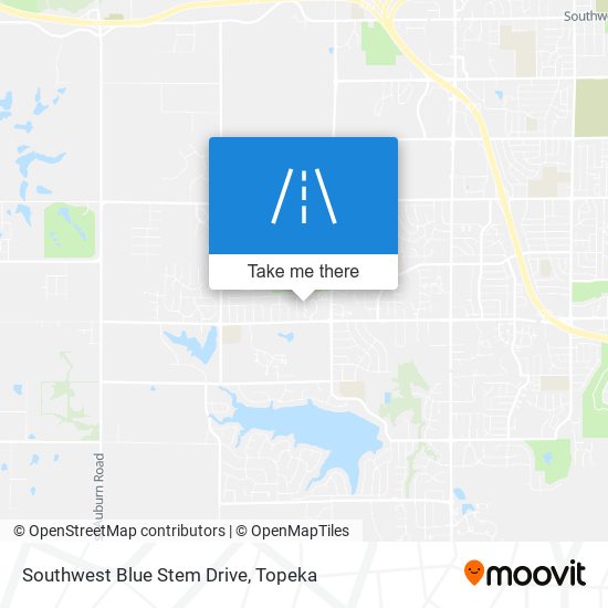 Southwest Blue Stem Drive map