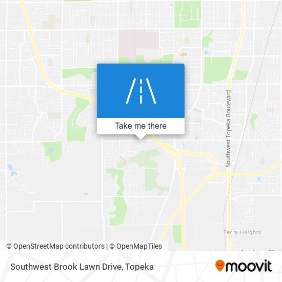 Southwest Brook Lawn Drive map