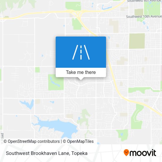 Southwest Brookhaven Lane map