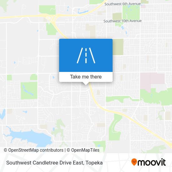 Southwest Candletree Drive East map