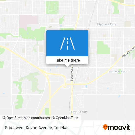 Southwest Devon Avenue map