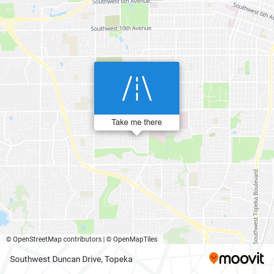 Southwest Duncan Drive map