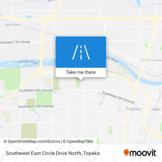 Mapa de Southwest East Circle Drive North