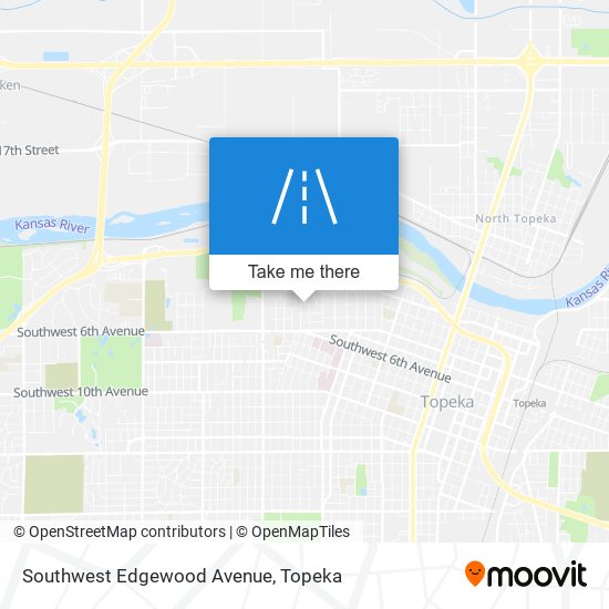 Southwest Edgewood Avenue map