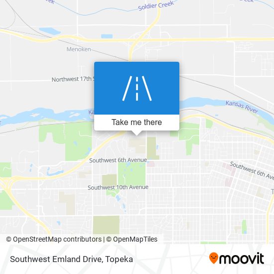 Mapa de Southwest Emland Drive