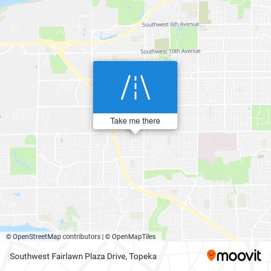 Mapa de Southwest Fairlawn Plaza Drive