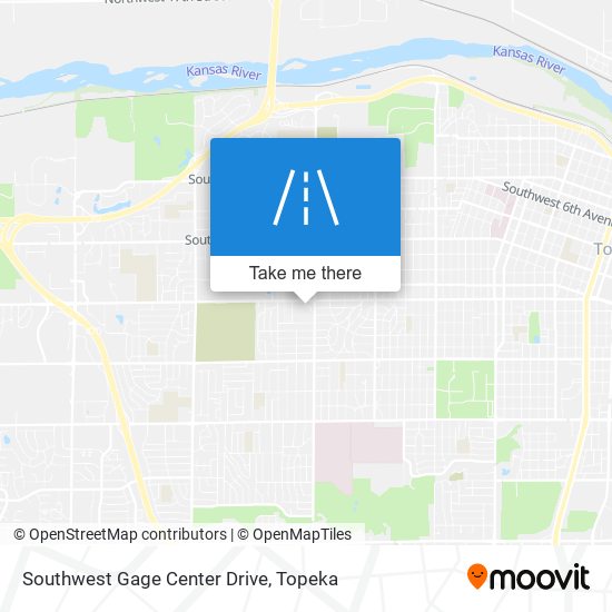 Mapa de Southwest Gage Center Drive