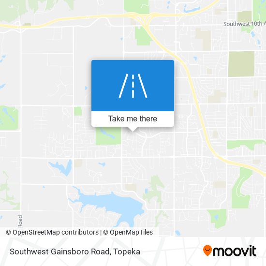 Southwest Gainsboro Road map