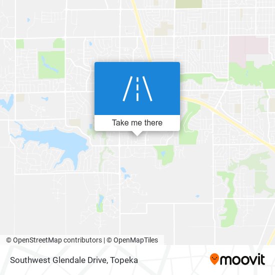 Mapa de Southwest Glendale Drive