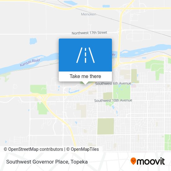 Southwest Governor Place map
