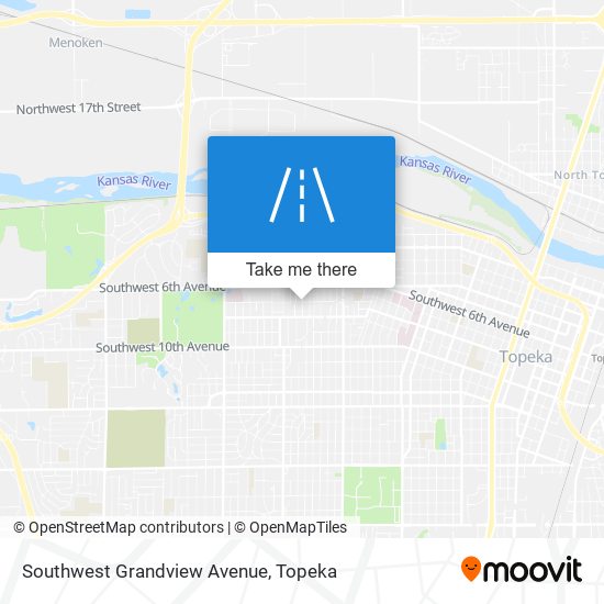 Southwest Grandview Avenue map