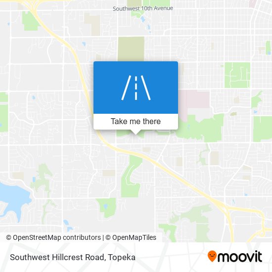 Mapa de Southwest Hillcrest Road