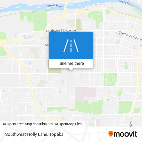 Southwest Holly Lane map