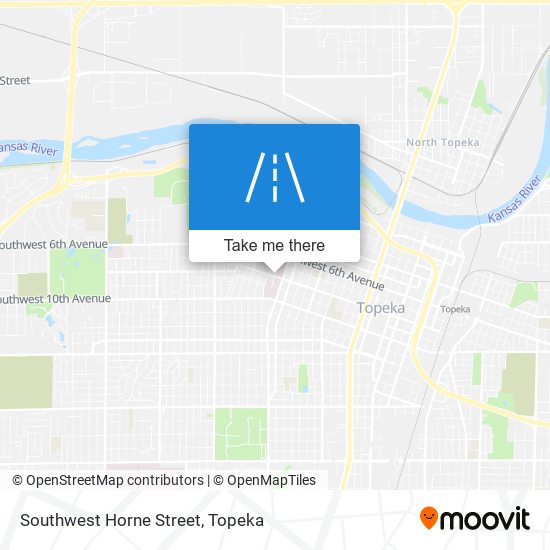 Southwest Horne Street map