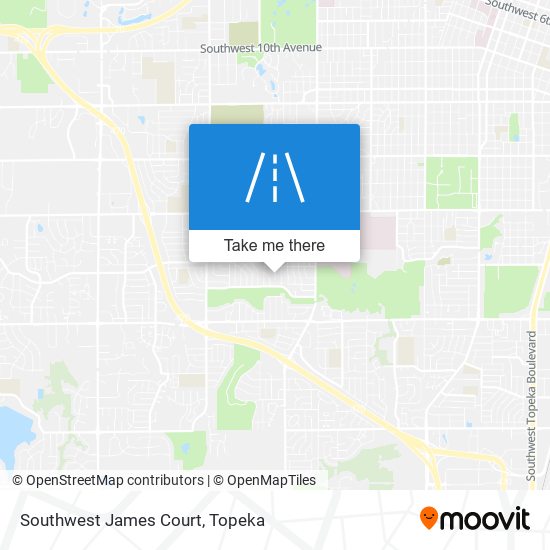 Mapa de Southwest James Court