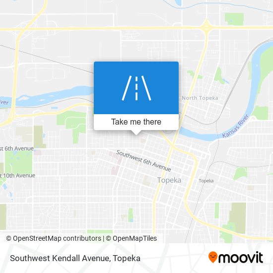 Southwest Kendall Avenue map
