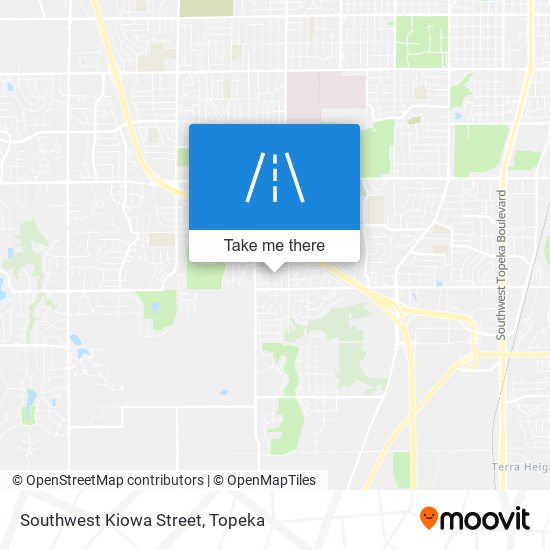 Southwest Kiowa Street map