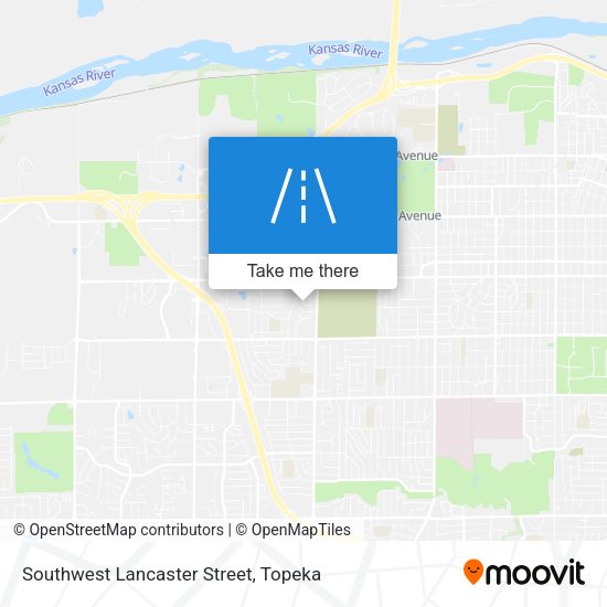 Southwest Lancaster Street map