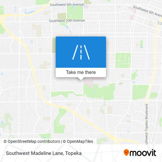 Southwest Madeline Lane map