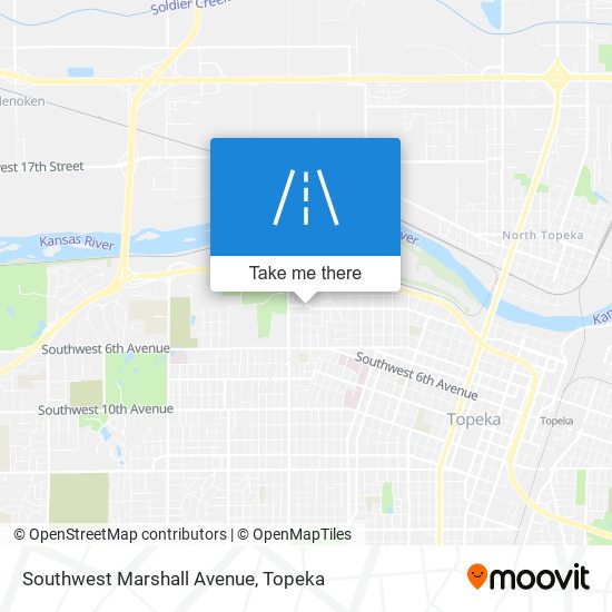 Mapa de Southwest Marshall Avenue