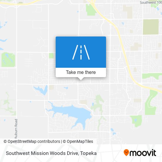 Southwest Mission Woods Drive map