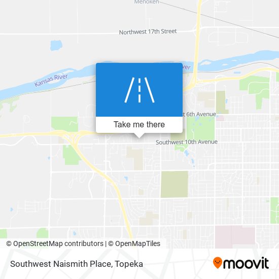 Southwest Naismith Place map