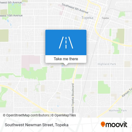 Southwest Newman Street map