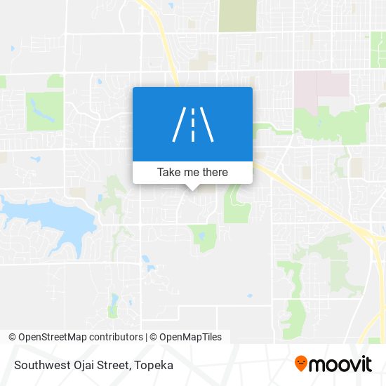 Southwest Ojai Street map