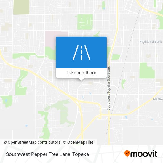 Mapa de Southwest Pepper Tree Lane