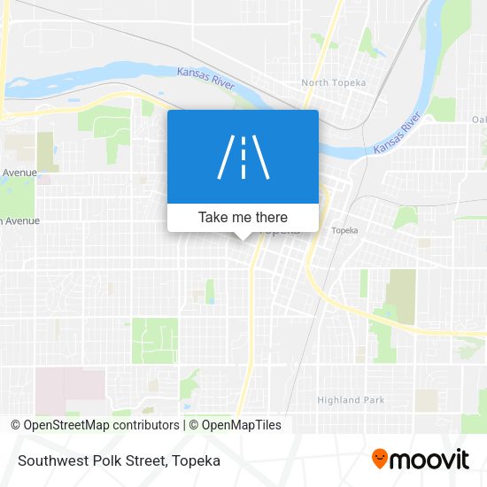 Southwest Polk Street map
