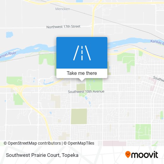 Southwest Prairie Court map