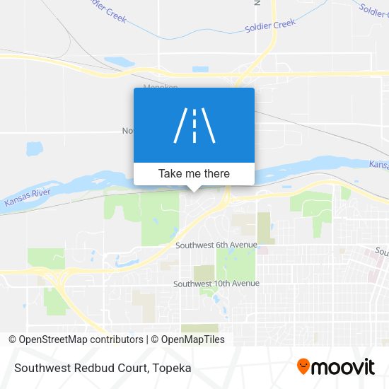 Southwest Redbud Court map