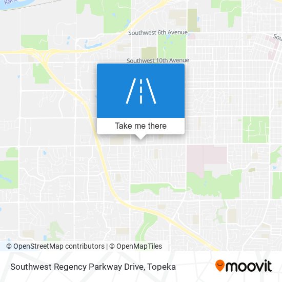 Southwest Regency Parkway Drive map