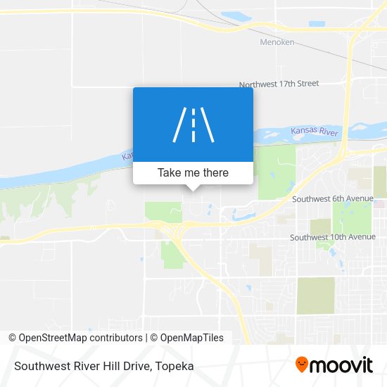 Southwest River Hill Drive map