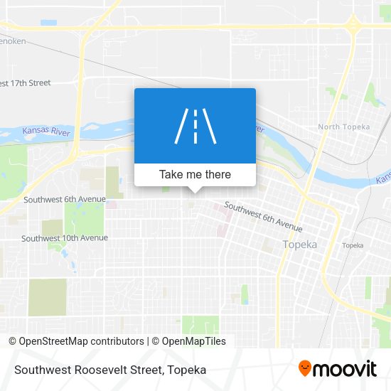 Southwest Roosevelt Street map