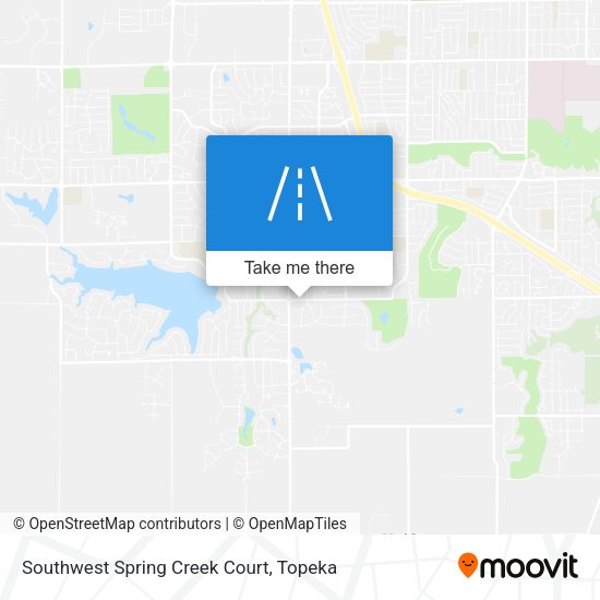 Southwest Spring Creek Court map