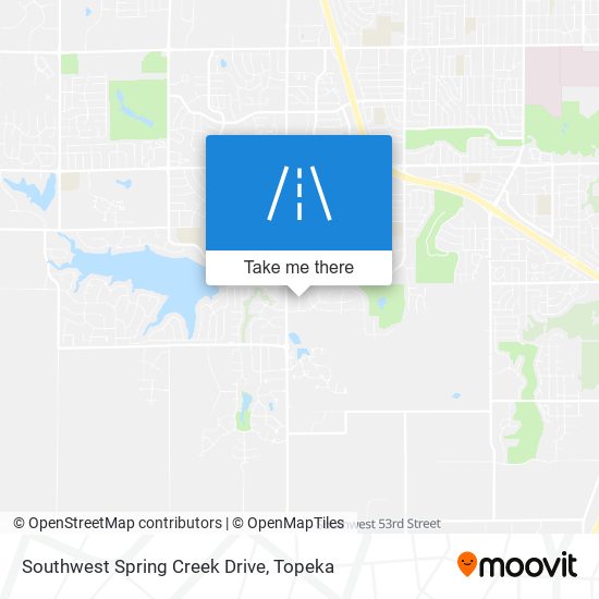 Southwest Spring Creek Drive map