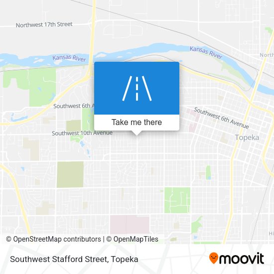 Southwest Stafford Street map