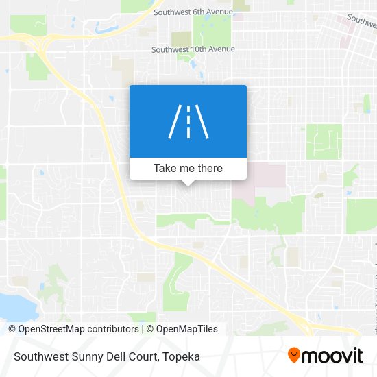 Mapa de Southwest Sunny Dell Court